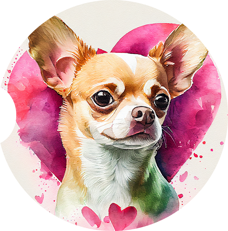 Chihuahua 1 Car Coaster