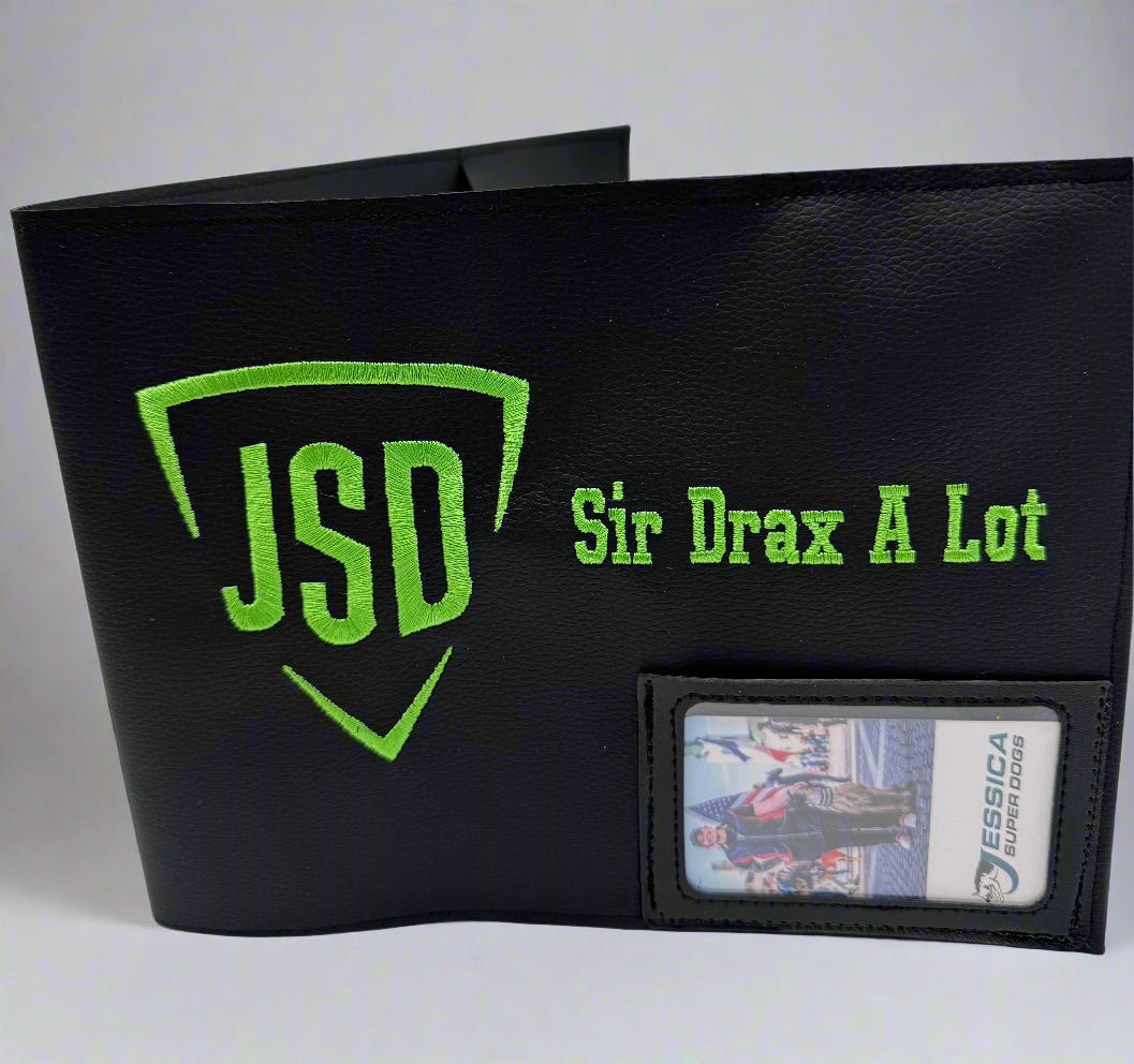 Custom Embroidered Handler Scorebook Covers