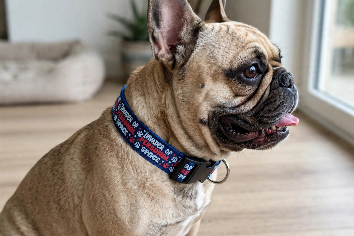 "Invader of Personal Space" Handmade Collar