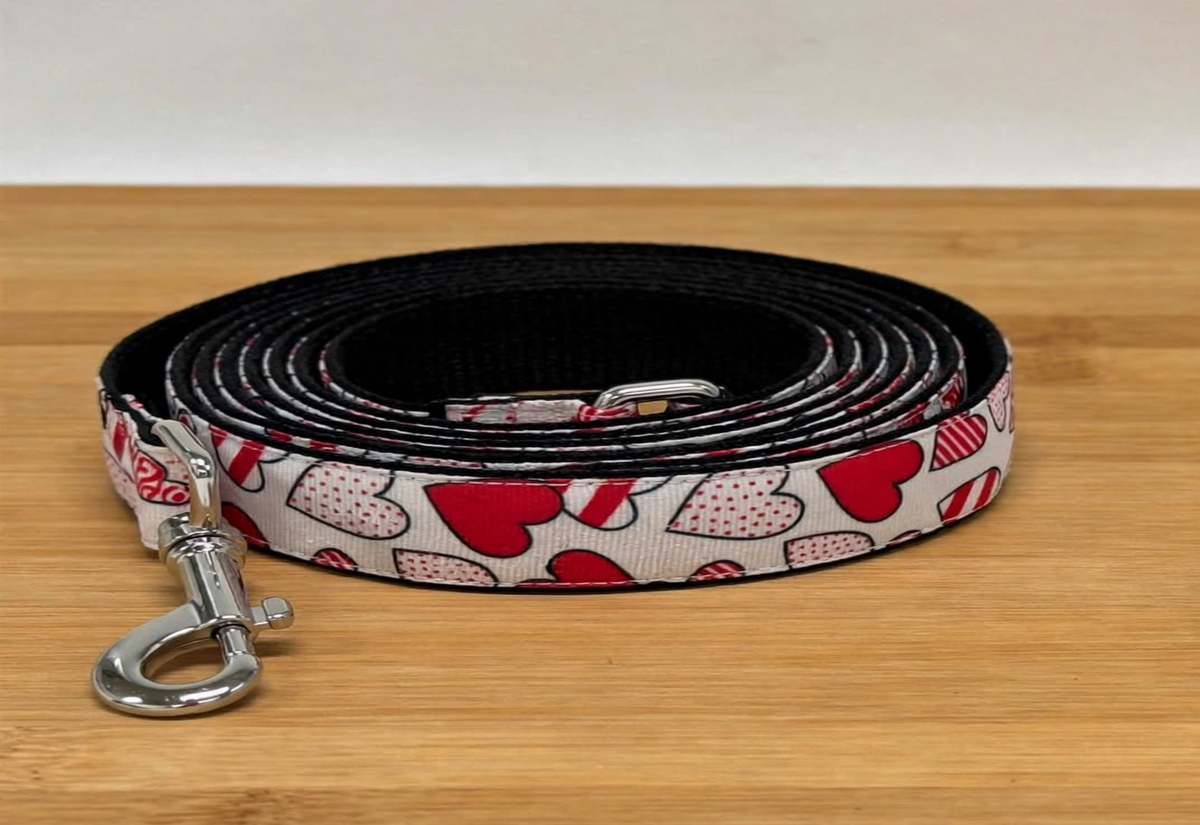 " Red Heart" Handmade leash