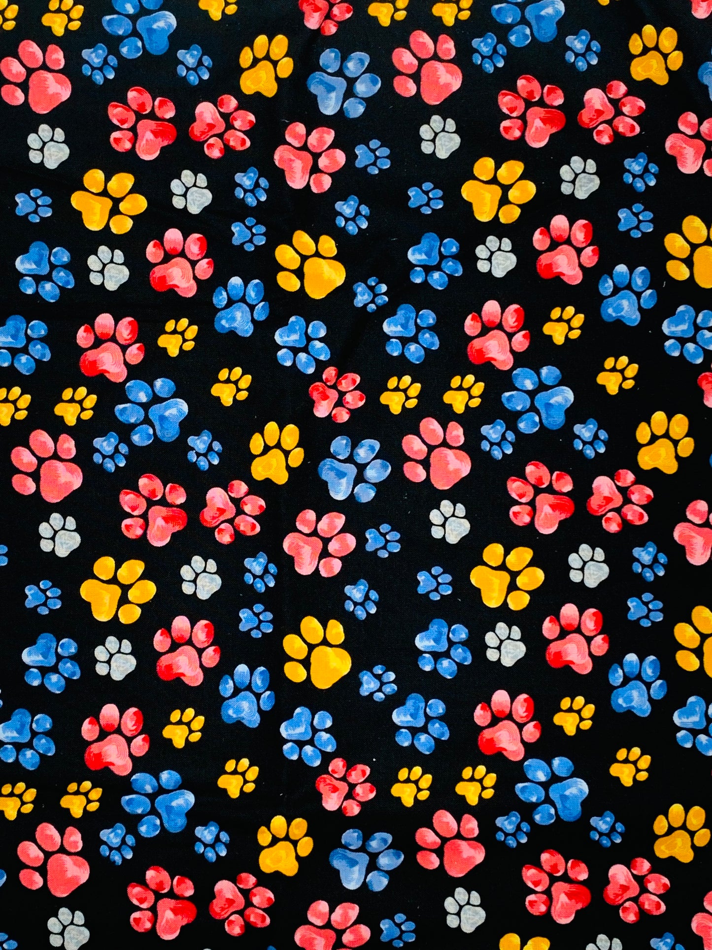 Colorful Paws Handmade Bow