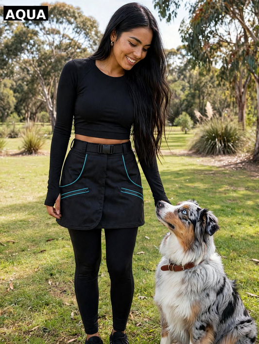 Aqua Blue training skirt