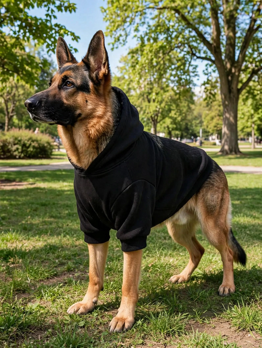 Midnight Mutt - (Black) Dog Hoodie