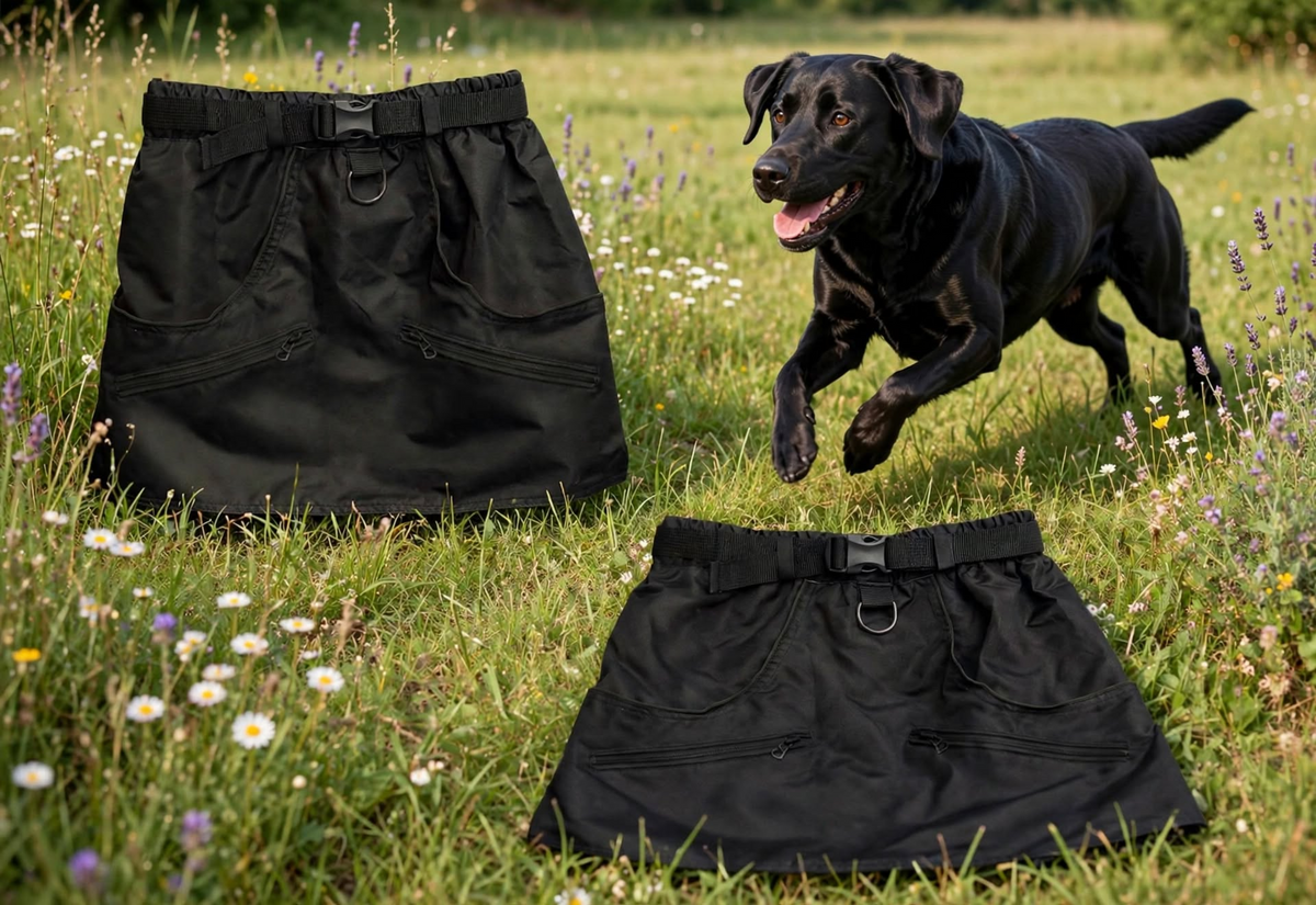 Black training skirt