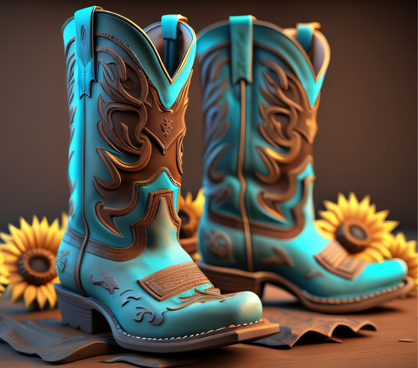 3-D  Boots Tumbler