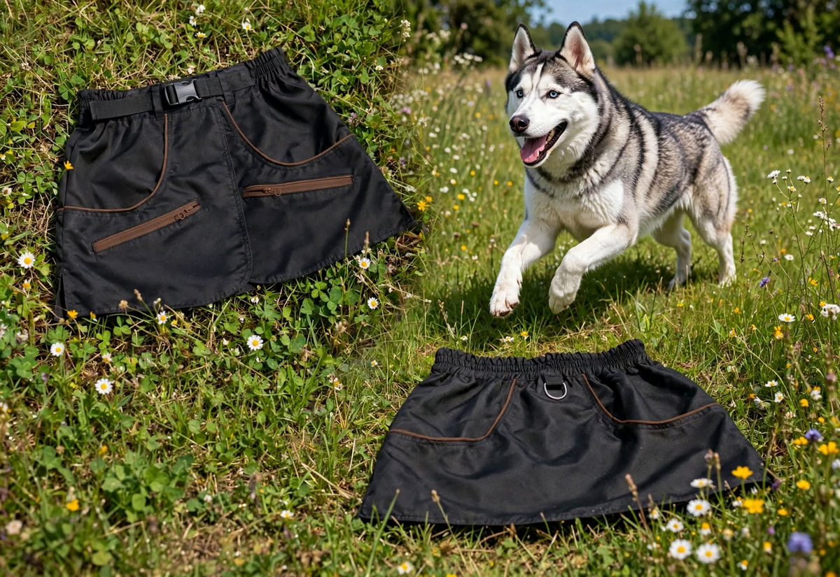 Brown training skirt