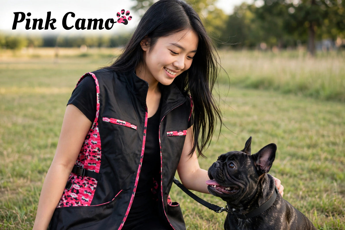 Working Dog Trainers Vest Pink Camo