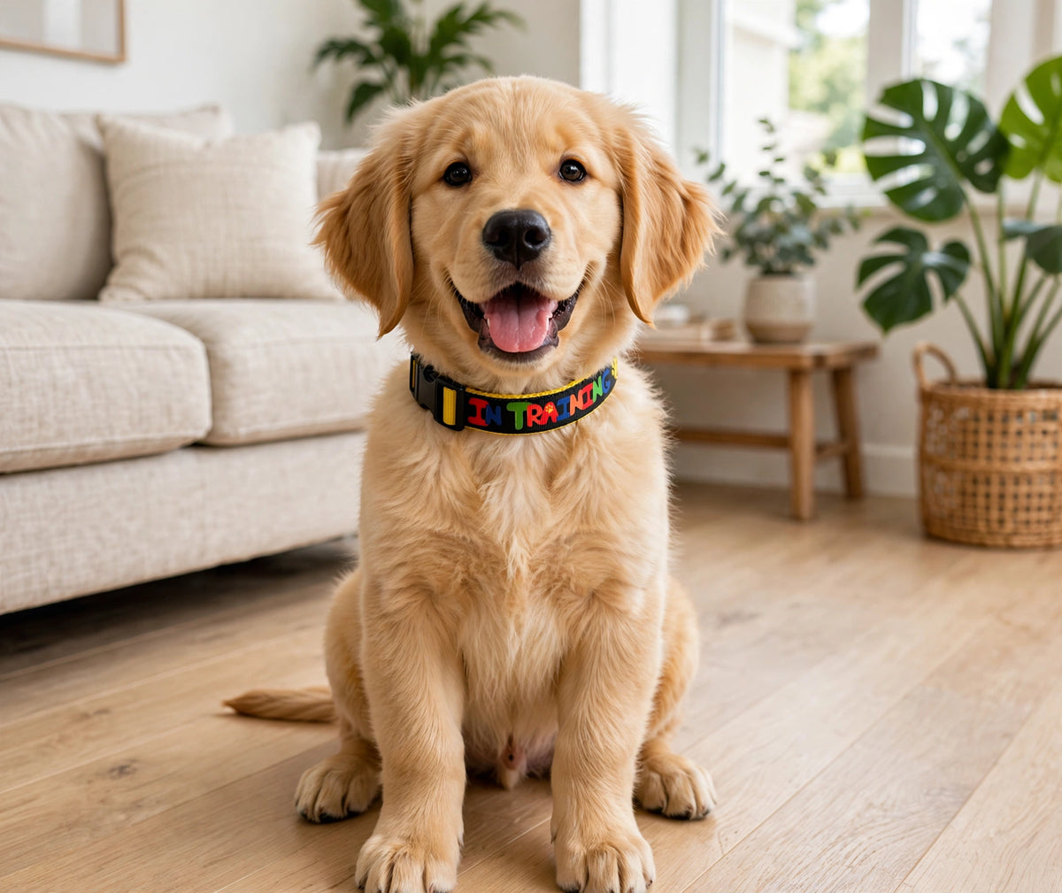 "In Training" Handmade Collar