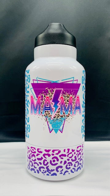 Mama 32oz Water Bottle W/removable 6oz water bowl