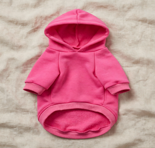Bubblegum Bark (Hot Pink) Dog Hoodie
