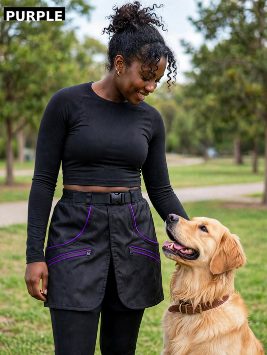 Purple training skirt