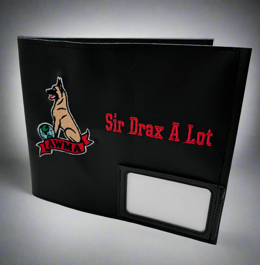 Custom Embroidered Handler Scorebook Covers