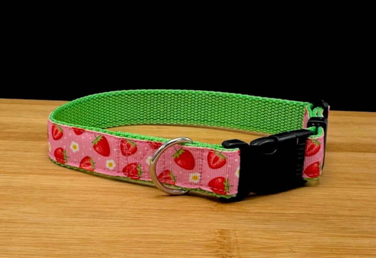 "Strawberry" Handmade Collar
