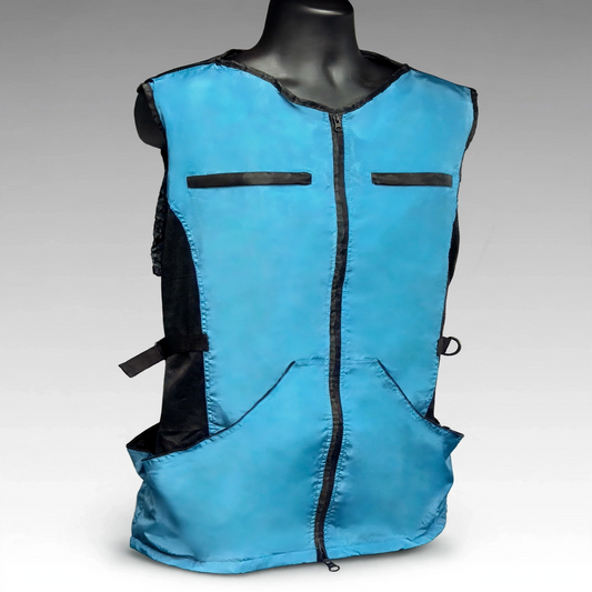 Summer Dog training Vest Aqua Blue