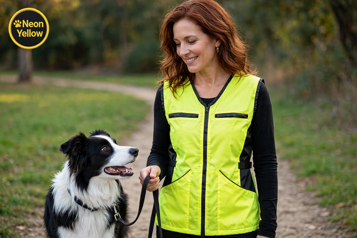 Summer Dog training Vest Neon Yellow