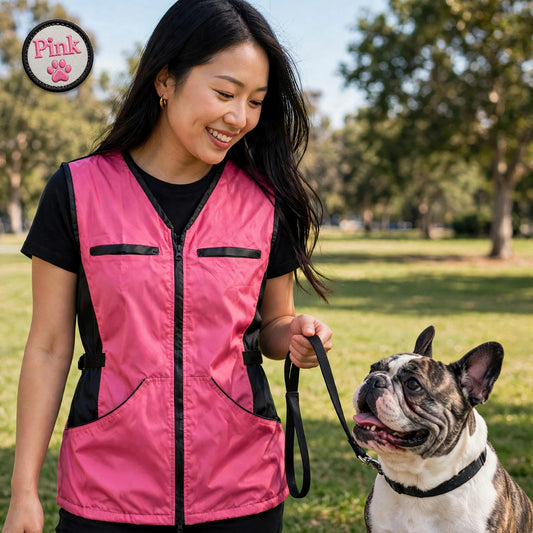 Summer Dog training Vest Pink