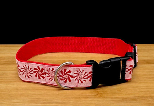 "Peppermint Candy" Handmade Collar