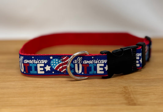 "All American Cutie" Handmade Collar