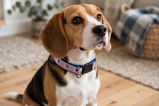 "Paws and Bones" Handmade Collar