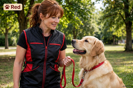 Working Dog Trainers Vest Red