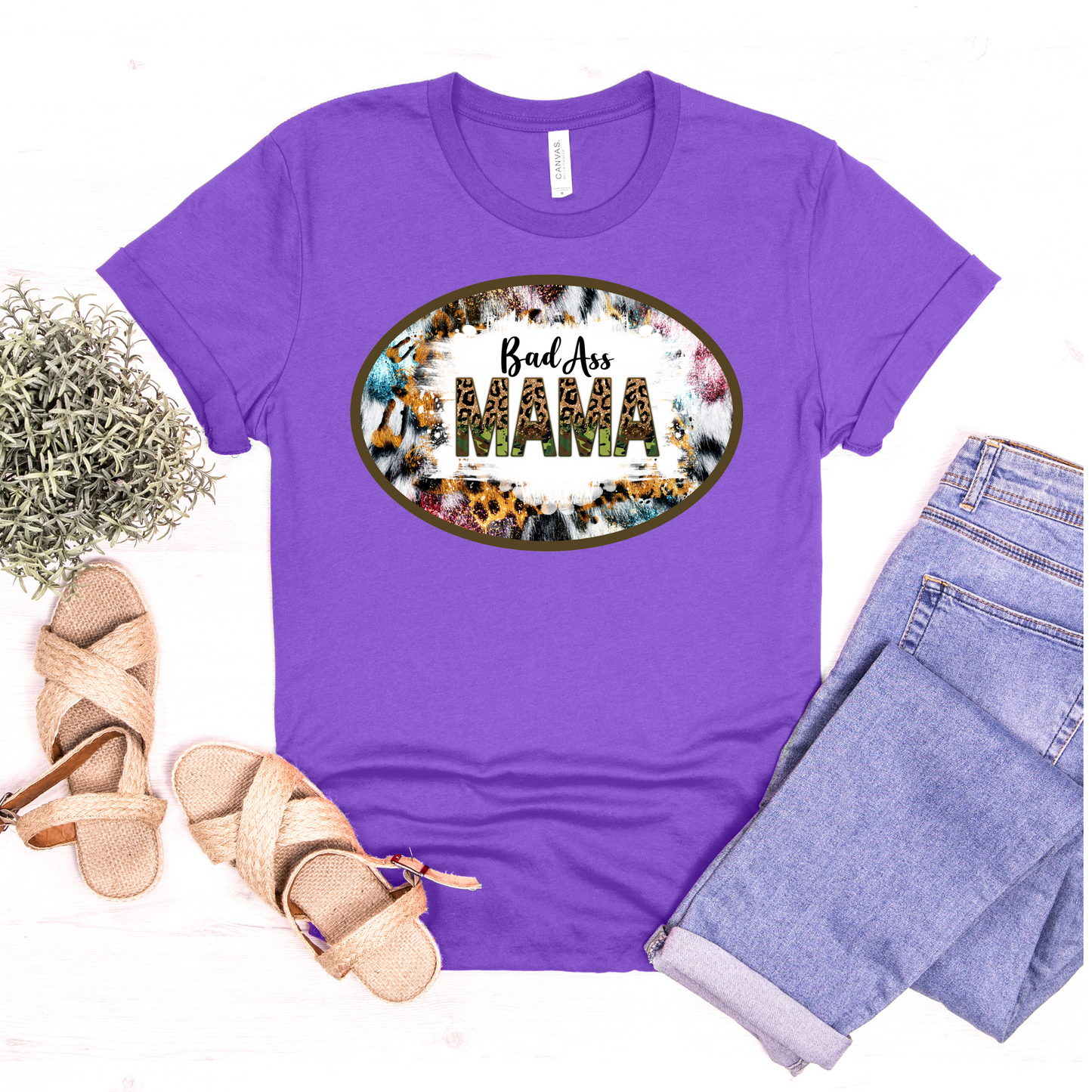 Bad ass Mama Short Sleeve T-shirts