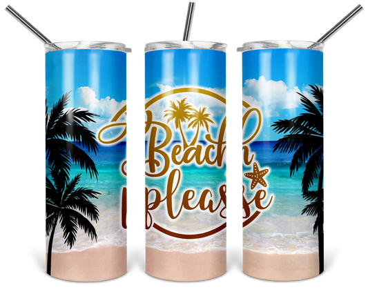 Beach Please Tumbler