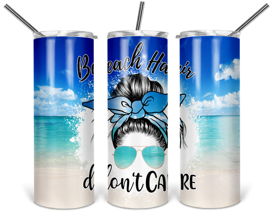 Beach Hair Don't Care Tumbler