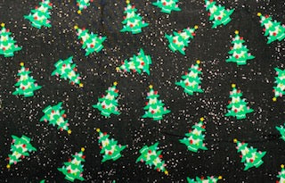 Green Christmas Trees Snap On Bandana