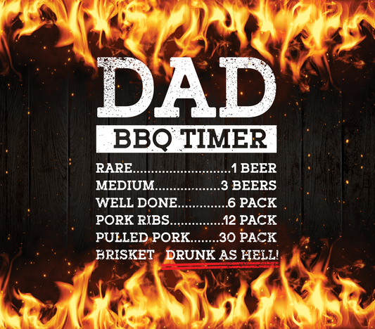 Dad's BBQ Timer Tumbler