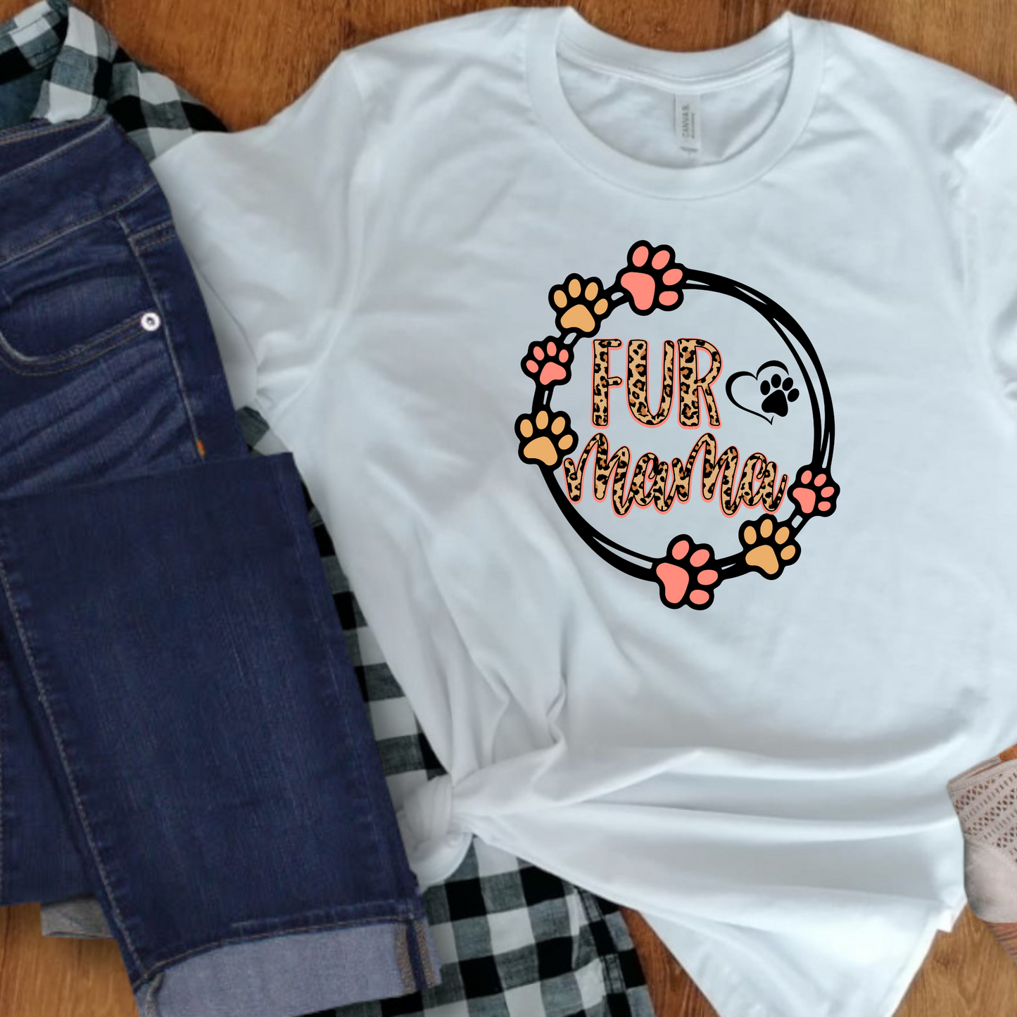 Fur Mama  Short Sleeve T-shirts