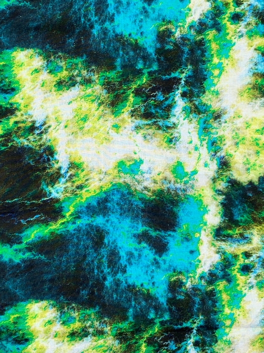 Blue Green Lightening-Collars and Leashes