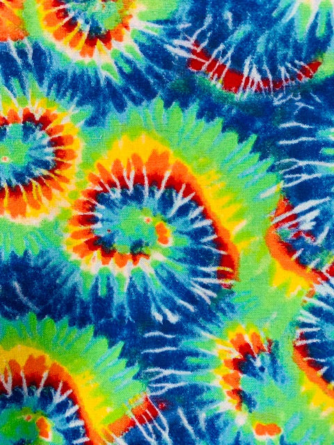 Tye Dye Swirls Bright-Collars and Leashes