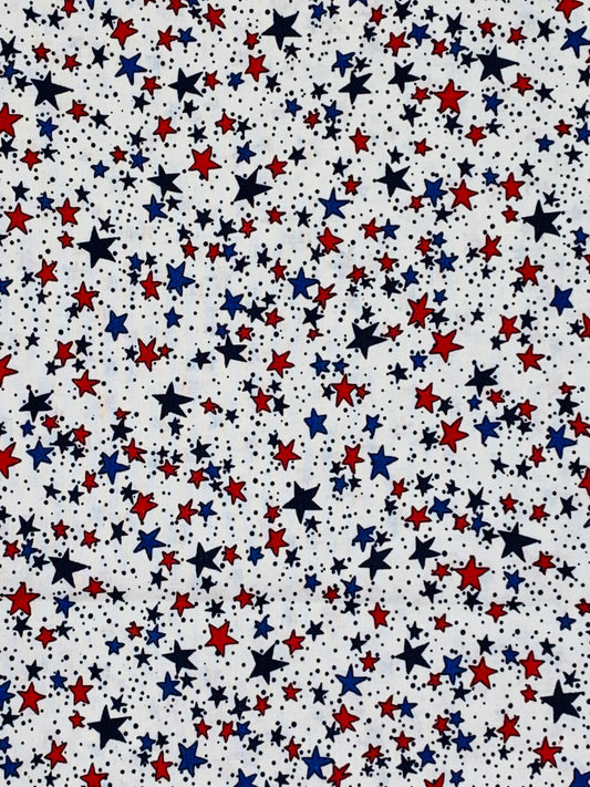 Patriotic Stars Handmade Bows