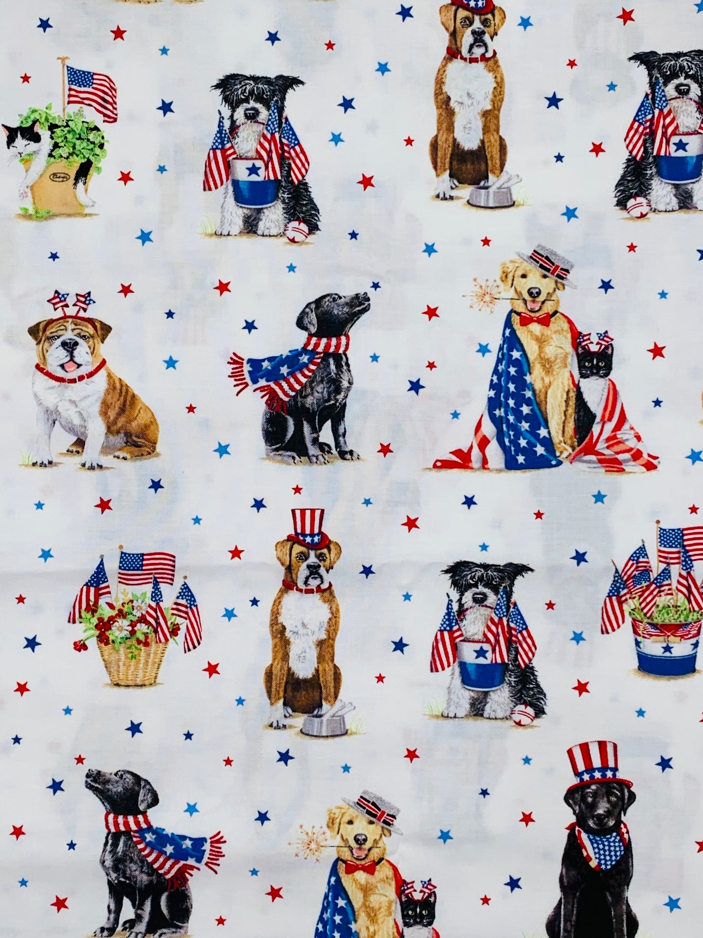 Patriotic Dogs  Harness