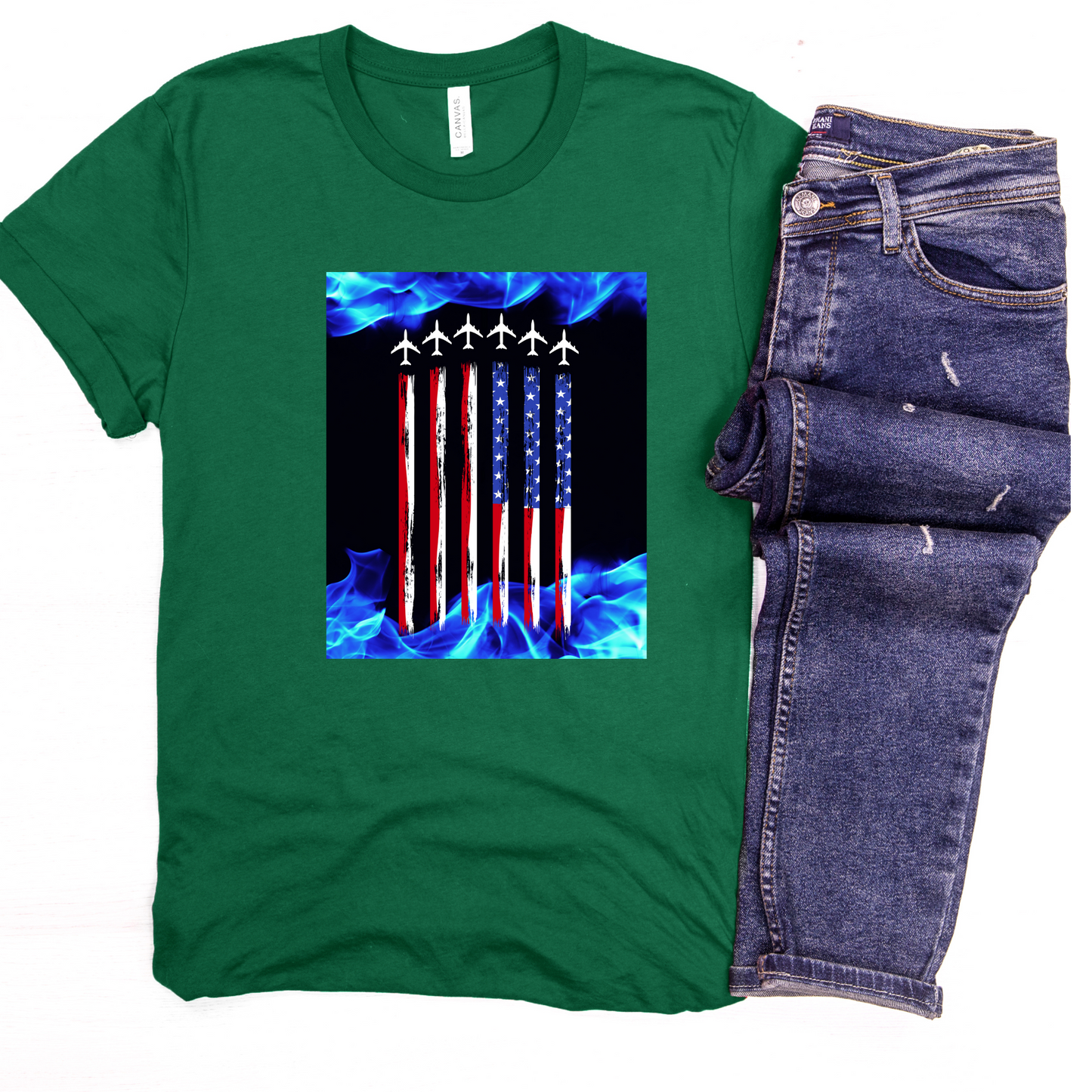 Jet Flags Short Sleeve T-shirts