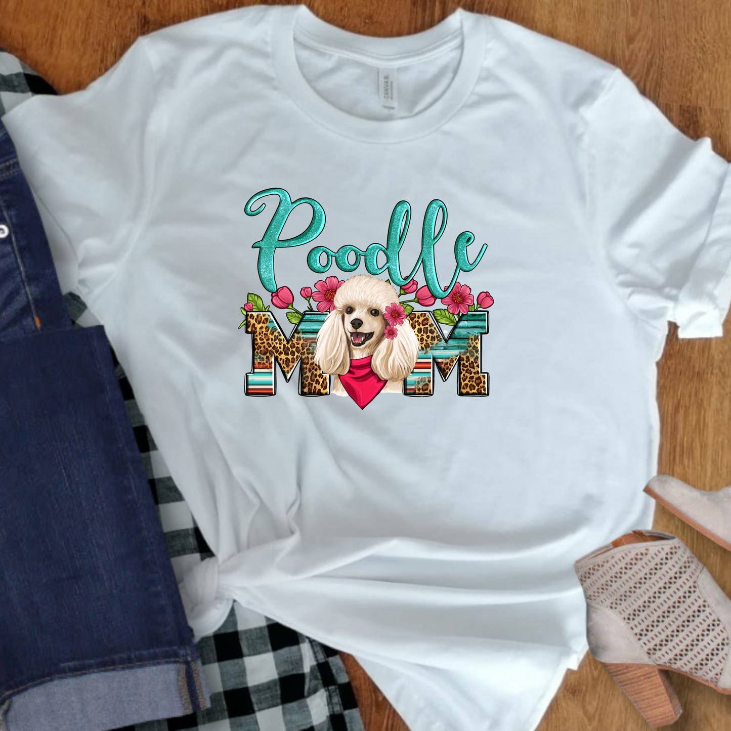 Poodle Mom Short Sleeve T-shirts