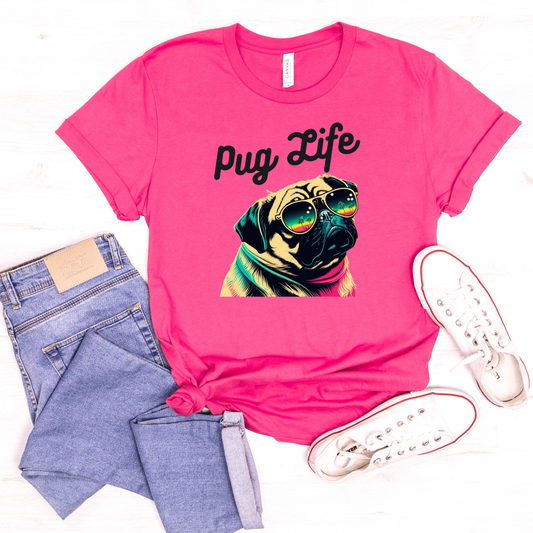 Pug Life Short Sleeve T-shirts