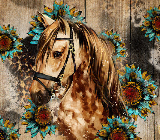 Flower Horse Tumbler