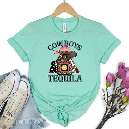 Cowboys & Tequila Short Sleeve T-Shirts