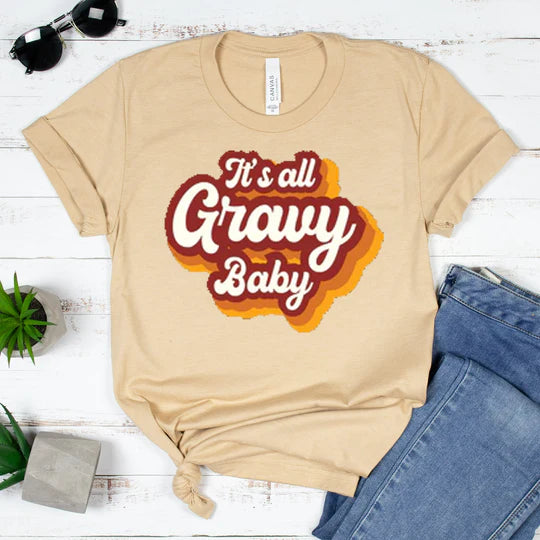 It's all Gravy Baby Short Sleeve T-Shirts