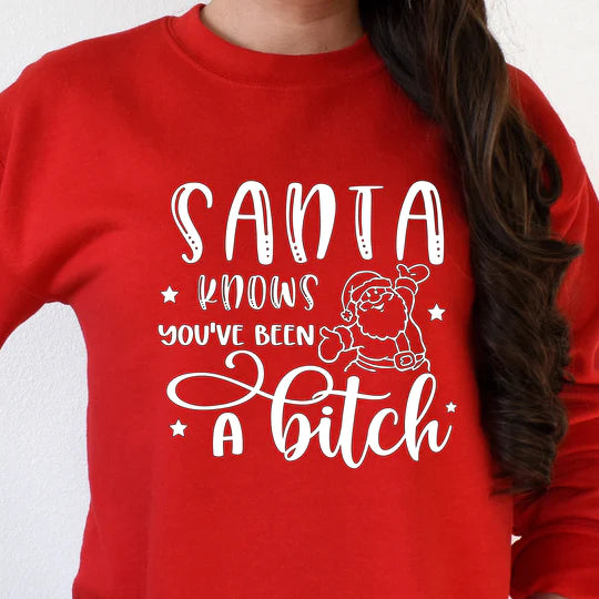 Santa Knows  Short Sleeve T-Shirts